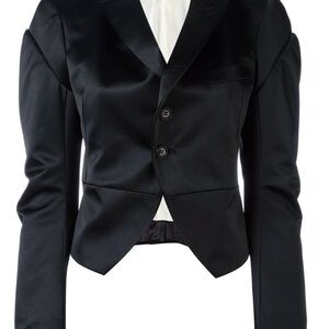 Comme des Garcons Black Cropped Blazer